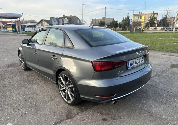 Audi A3 cena 76800 przebieg: 91232, rok produkcji 2017 z Ostrołęka małe 781